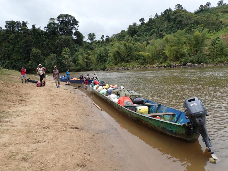 A Search for Lost Species expedition to Makira Natural Park in September 2023 required a team of more than 30 people to fly, drive, navigate a river and hike to an undisturbed part of the forest along with all of their provisions and equipment. (Photo by Dmitry Telnov)