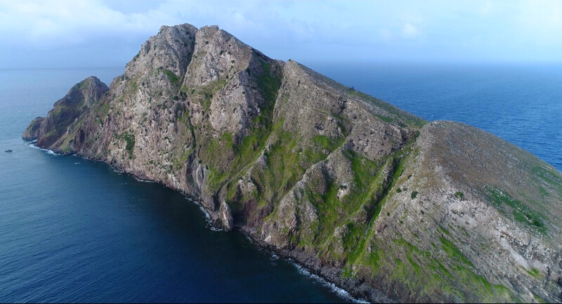 Redonda Island aerial after restoration