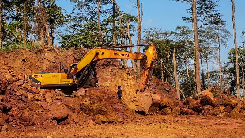 Bauxite mining in Ghana Photo (Photo by A Rocha)