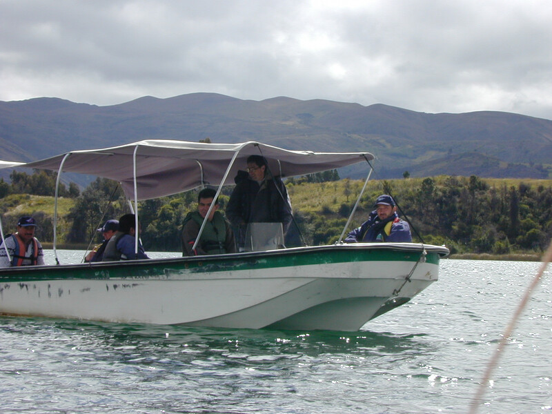 An expedition searching for the fat catfish in Colombia in the 1990s. (Photo courtesy of Shoal)