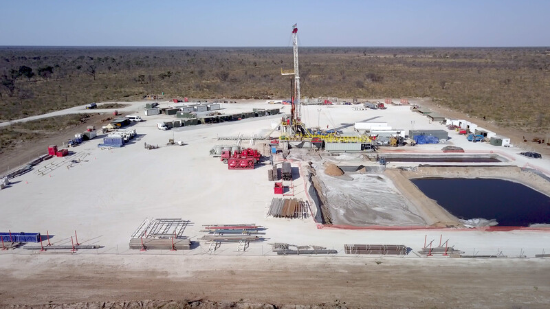 ReconAfrica at work: Mbambi site (Courtesy of Re:wild)