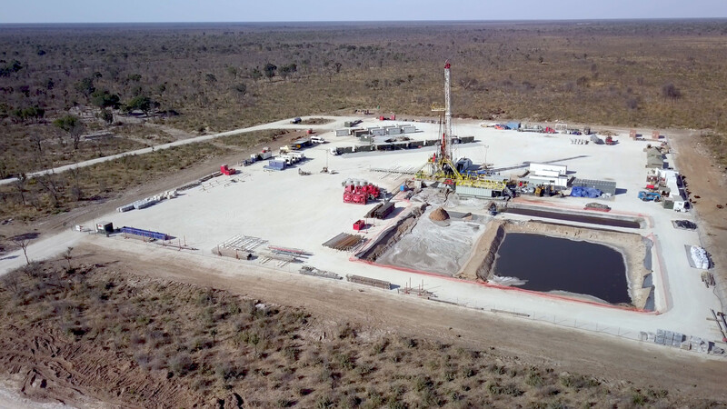 ReconAfrica at work: Mbambi site (Courtesy of Re:wild)