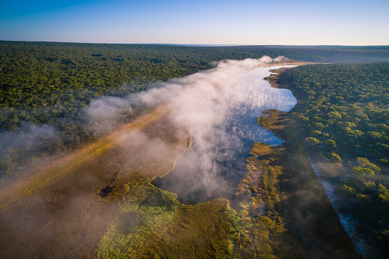 Okavango from above (Photo: © Cory Richards/National Geographic)