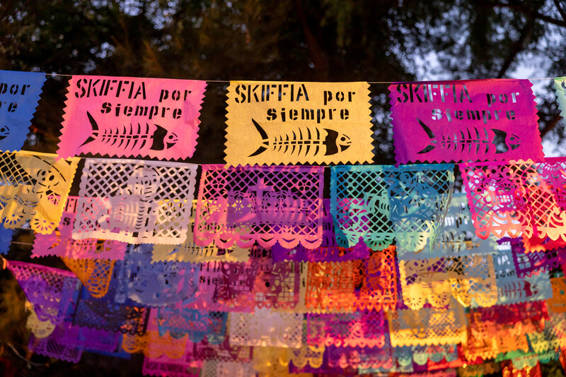 Day of the Dead celebrations at the golden skiffia release (Photo by Manfred Meiners/Re:wild)